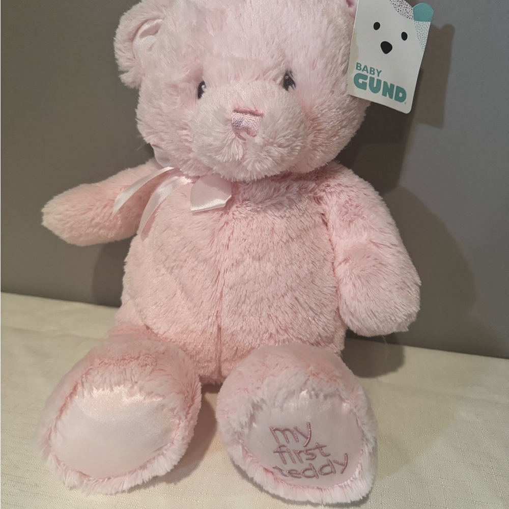 GUND Baby Pink Teddy Bear